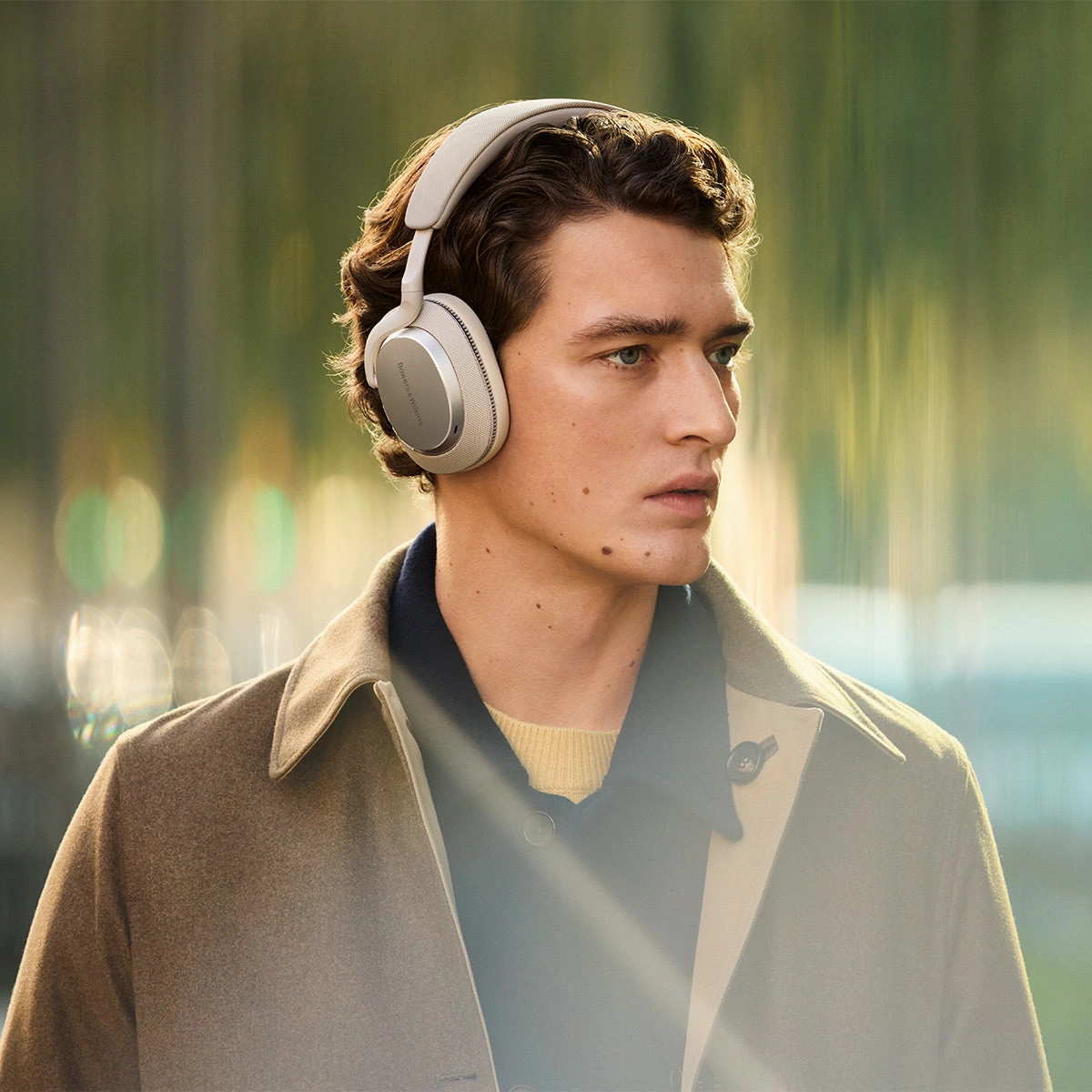 Bowers & Wilkins Px7 S3 Wireless Noise Canceling Bluetooth Headphones (Canvas White)