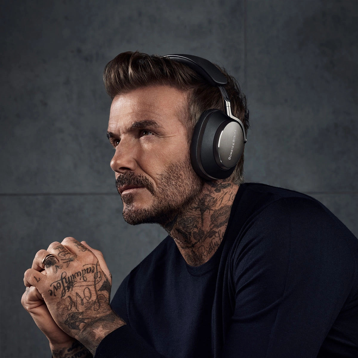 Bowers & Wilkins Px8 Wireless Bluetooth Over-Ear Headphones with Active Noise Cancellation (Black)