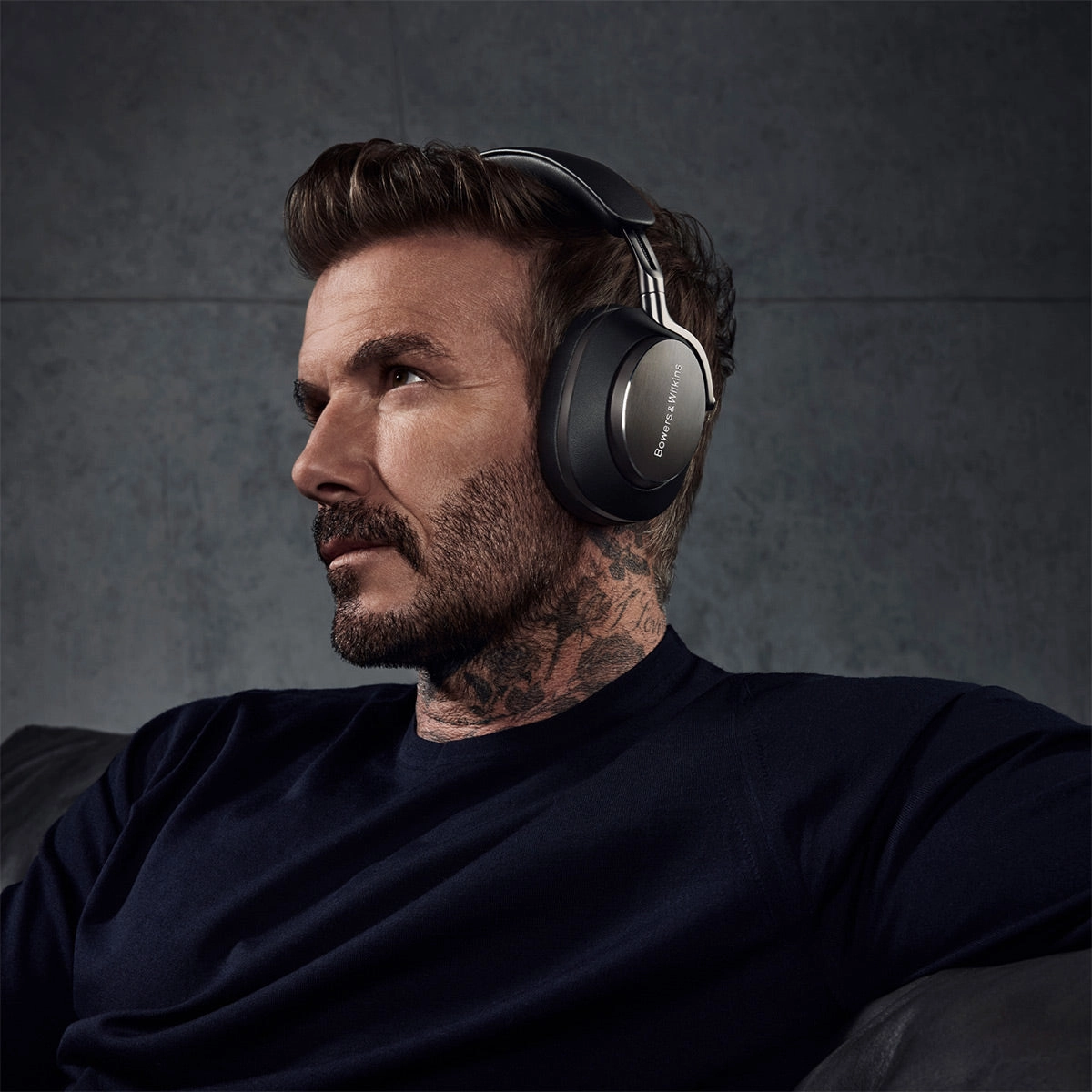 Bowers & Wilkins Px8 Wireless Bluetooth Over-Ear Headphones with Active Noise Cancellation (Black)