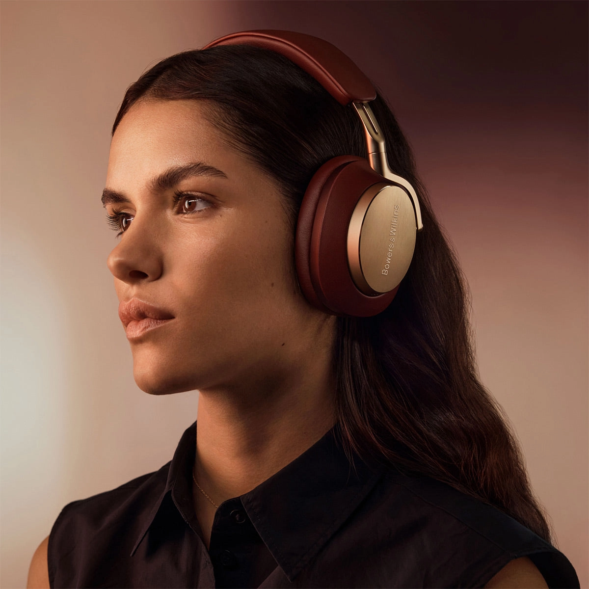 Bowers & Wilkins Px8 Wireless Bluetooth Over-Ear Headphones with Active Noise Cancellation (Royal Burgundy)