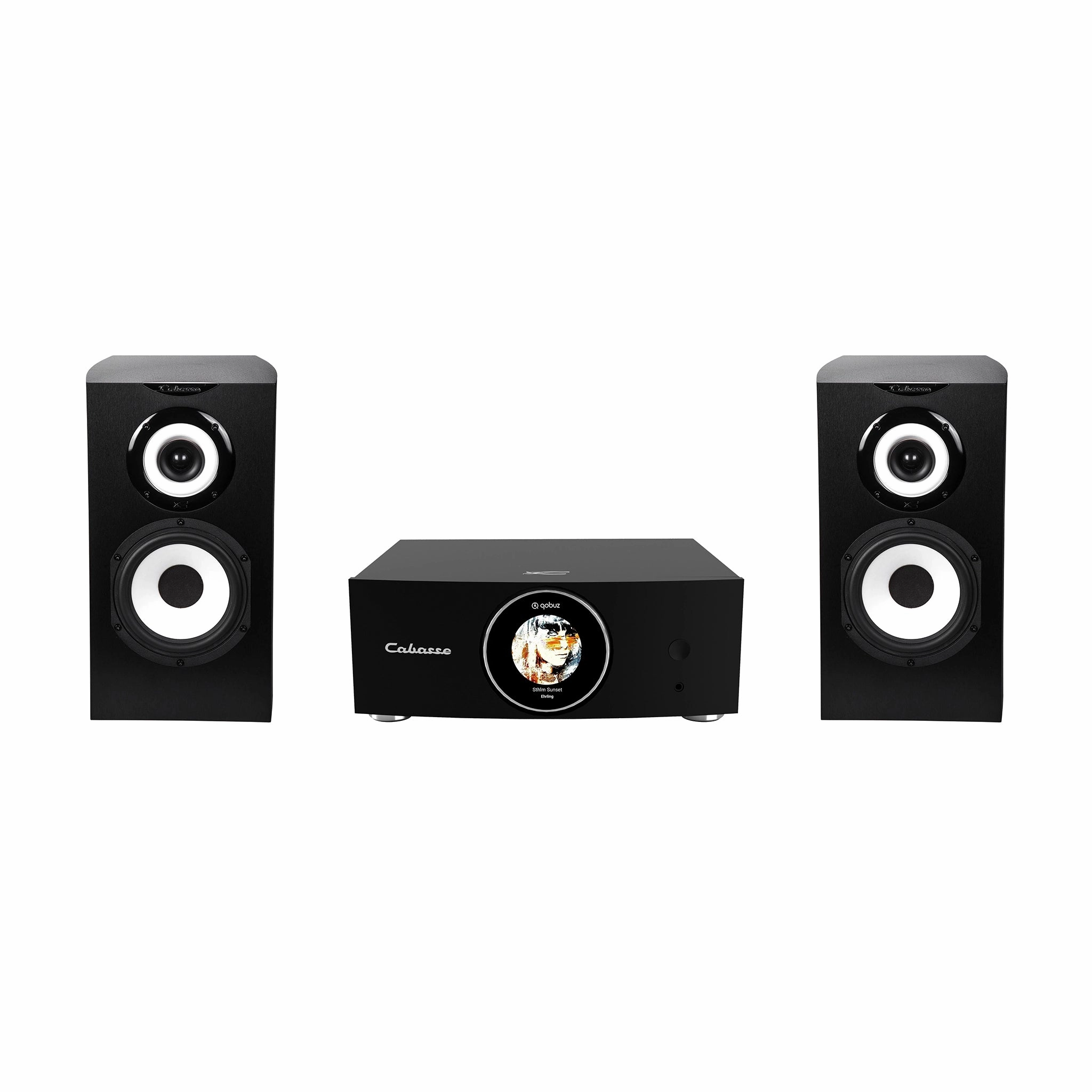 Cabasse ABYSS Wireless Amplifier   Minorca MC40 Bookshelf Loudspeakers