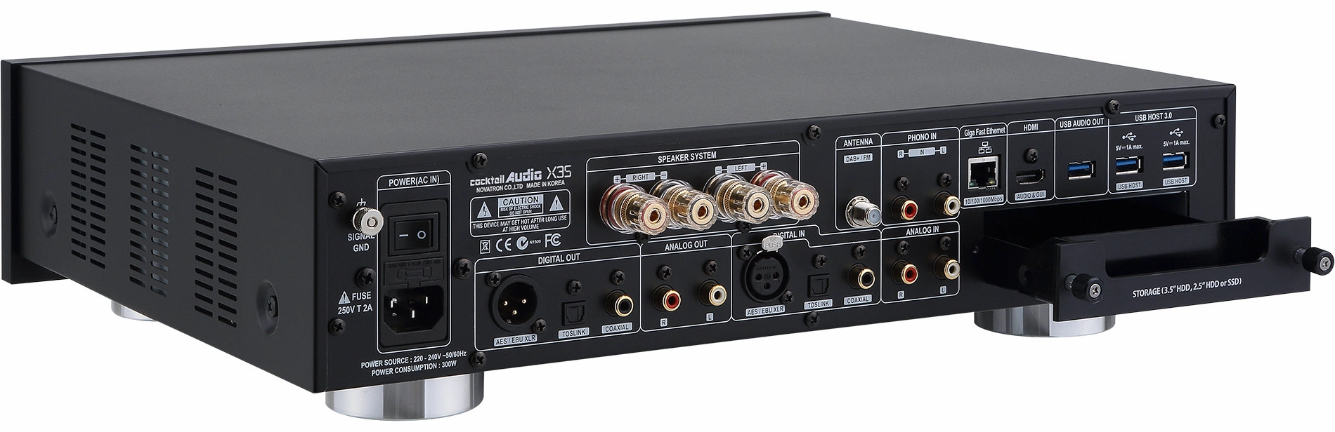cocktailAudio X35 Integrated Amplifier, Network Streamer, CD Ripper & Music Player (Ex-Display)