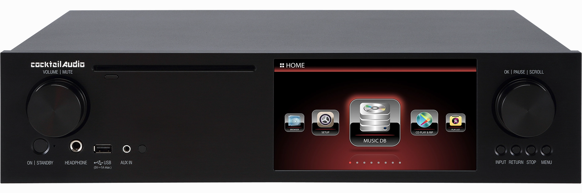 cocktailAudio X35 Integrated Amplifier, Network Streamer, CD Ripper & Music Player (Ex-Display)