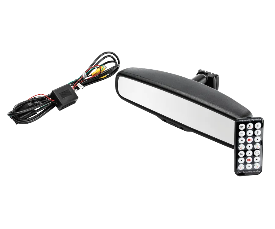 Crimestopper SV-9161 OEM Style Replacement Rear-View Mirror with 4.3 LCD Display