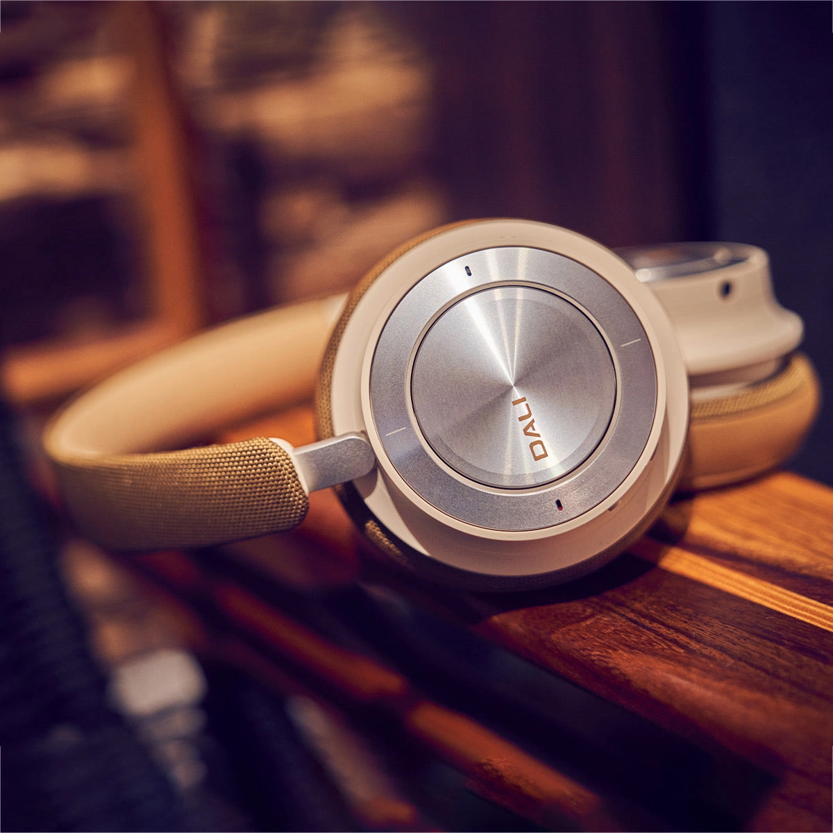 Dali IO-8 Wireless Noise Cancelling Over-Ear Headphones (Caramel White)