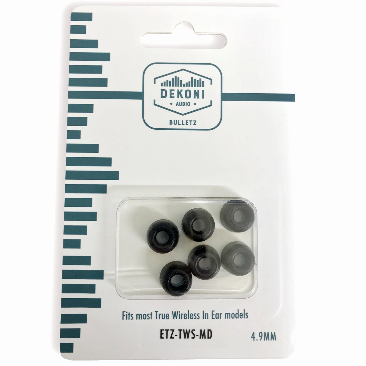 Dekoni Audio ETZ-TWS Premium Memory Foam Isolation Earphone Tips True Wireless