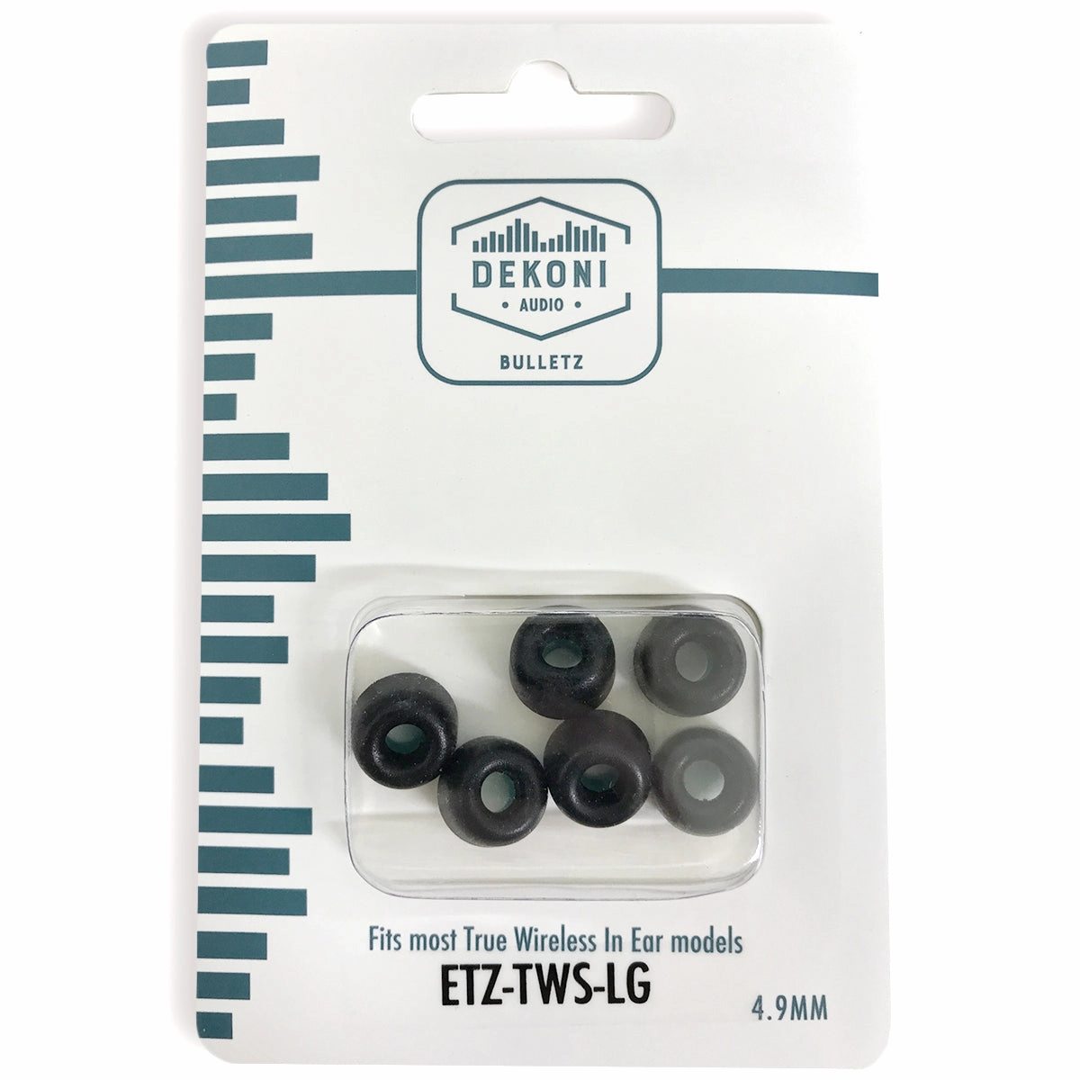 Dekoni Audio ETZ-TWS Premium Memory Foam Isolation Earphone Tips True Wireless