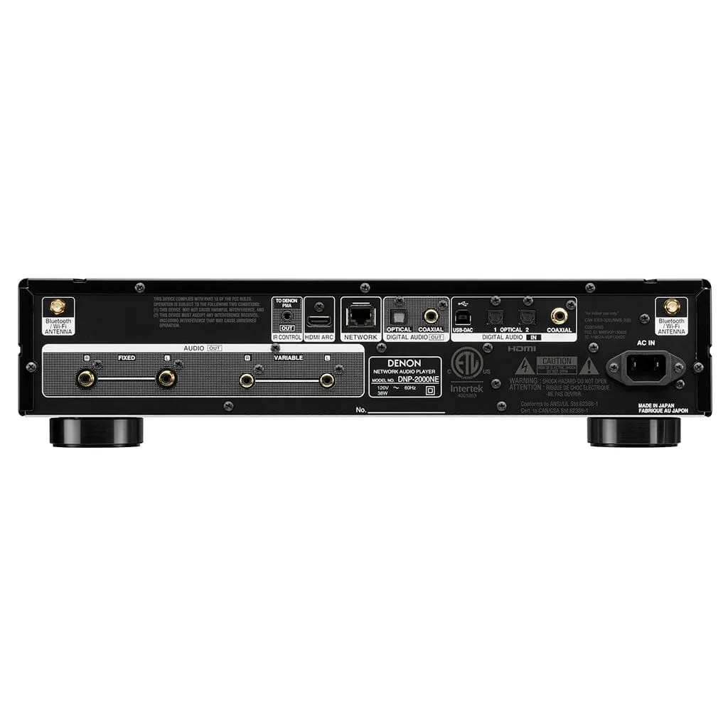 Denon DNP-2000NE Streaming Music Player and Preamplifier