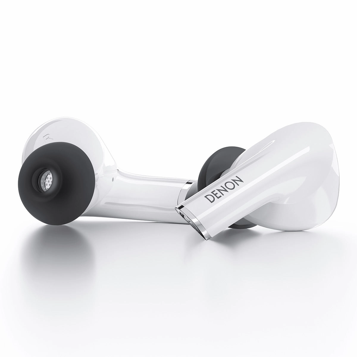 Denon AH-C830NCW True Wireless Earbuds with Active Noise-Cancellation (White)