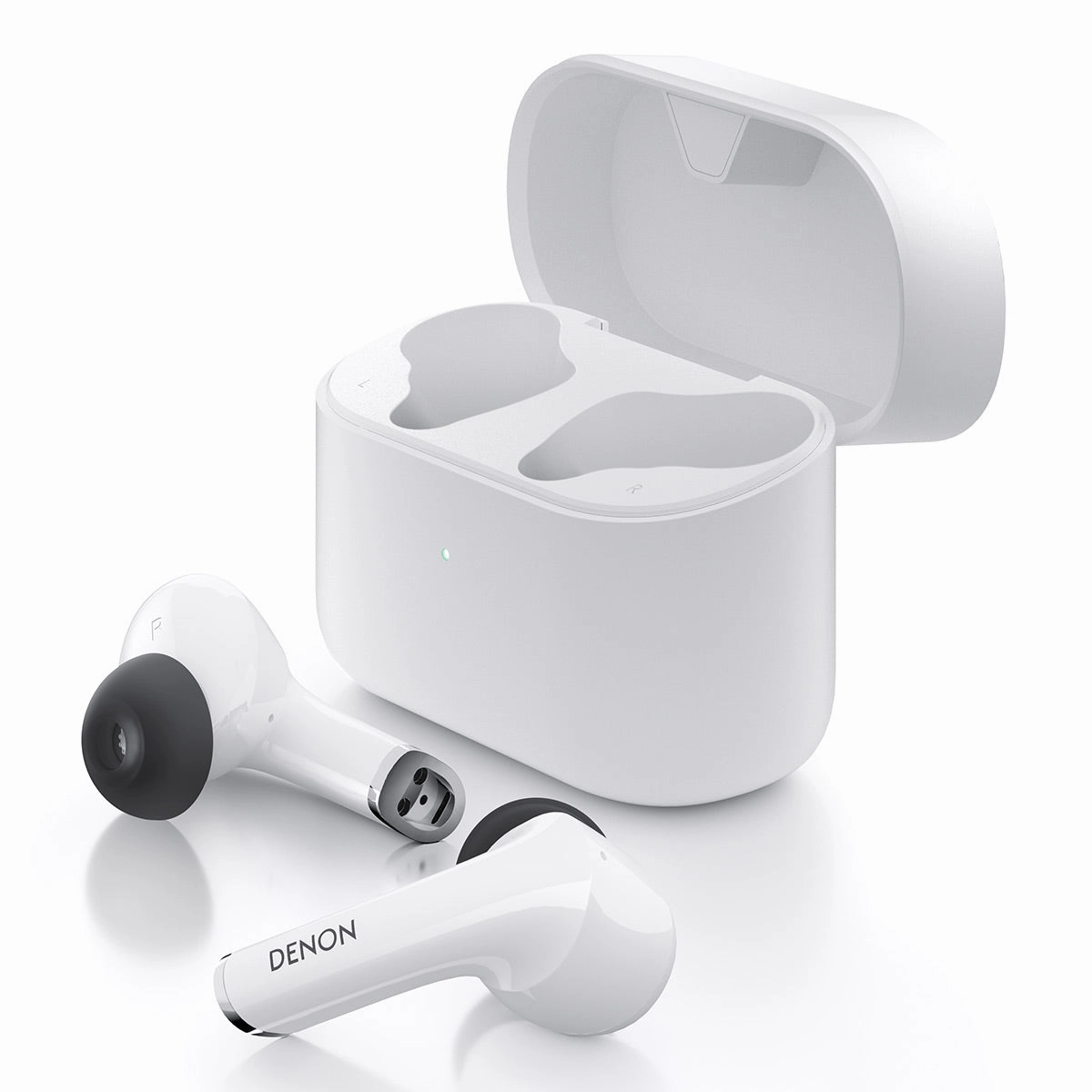 Denon AH-C830NCW True Wireless Earbuds with Active Noise-Cancellation (White)