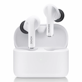 Denon AH-C830NCW True Wireless Earbuds with Active Noise-Cancellation (White)