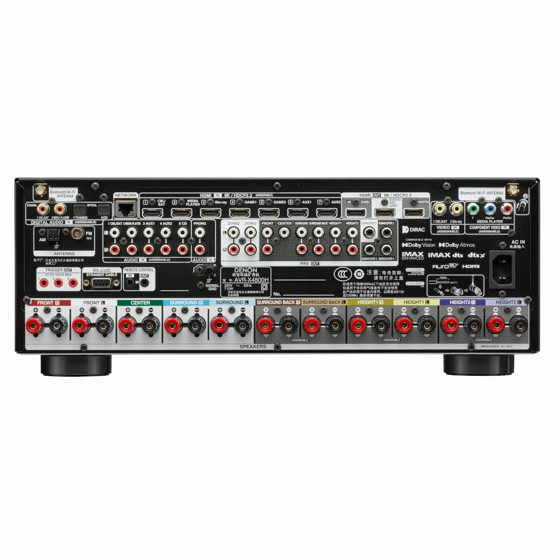 Denon AVC-4800H Multi Channel AV Receiver