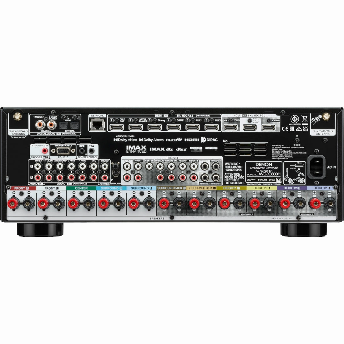 Denon AVC-X3800H Multi Channel AV Receiver