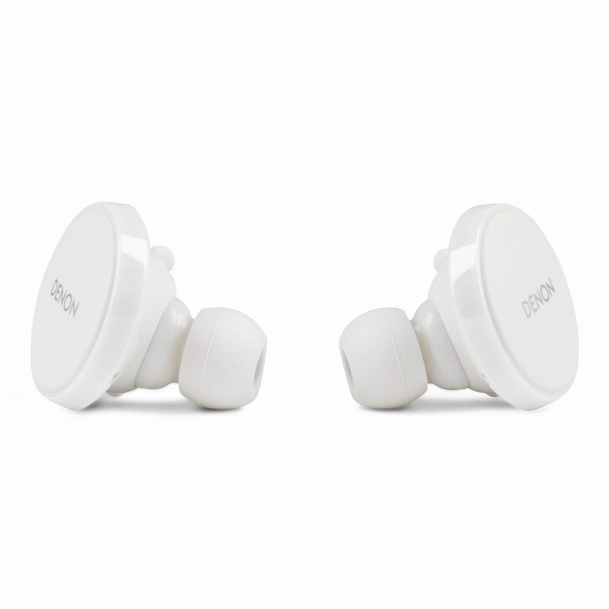Denon PerL Pro True Wireless Earbuds with Active Noise Cancellation, Spatial Audio, and Adaptive Acoustic Technology (White)