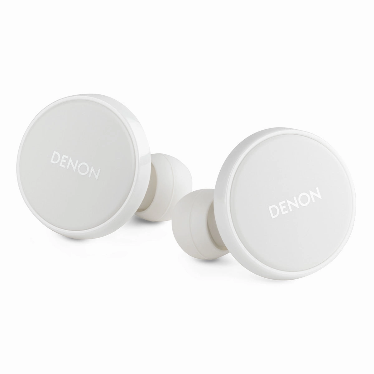 Denon PerL Pro True Wireless Earbuds with Active Noise Cancellation, Spatial Audio, and Adaptive Acoustic Technology (White)