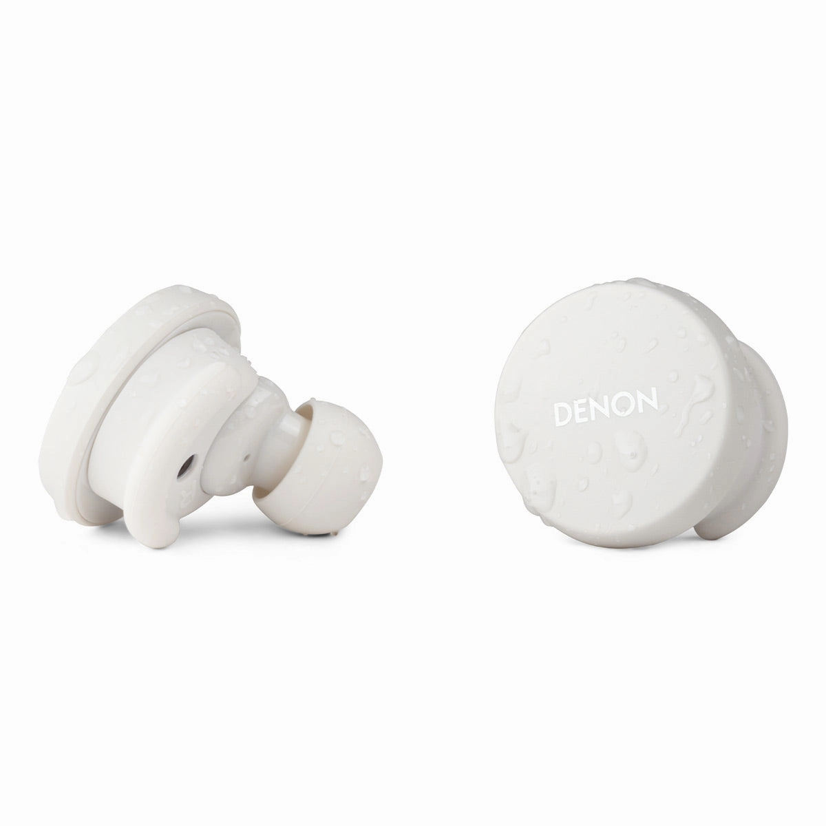 Denon PerL True Wireless Earbuds with Active Noise Cancellation & Adaptive Acoustic Technology (White)