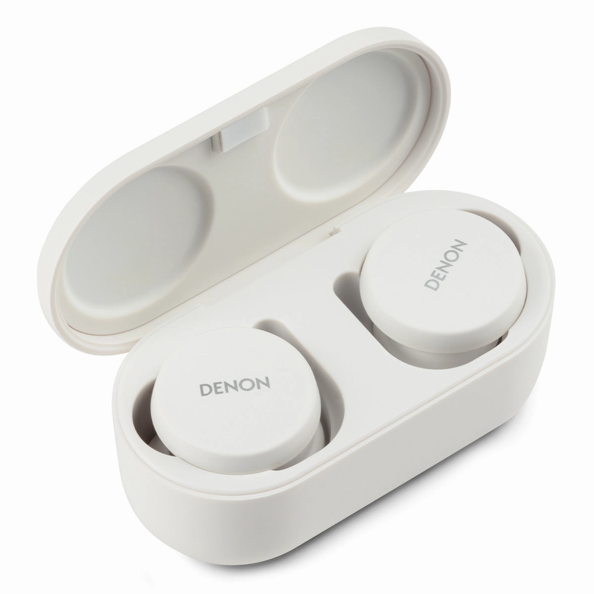 Denon PerL True Wireless Earbuds with Active Noise Cancellation & Adaptive Acoustic Technology (White)
