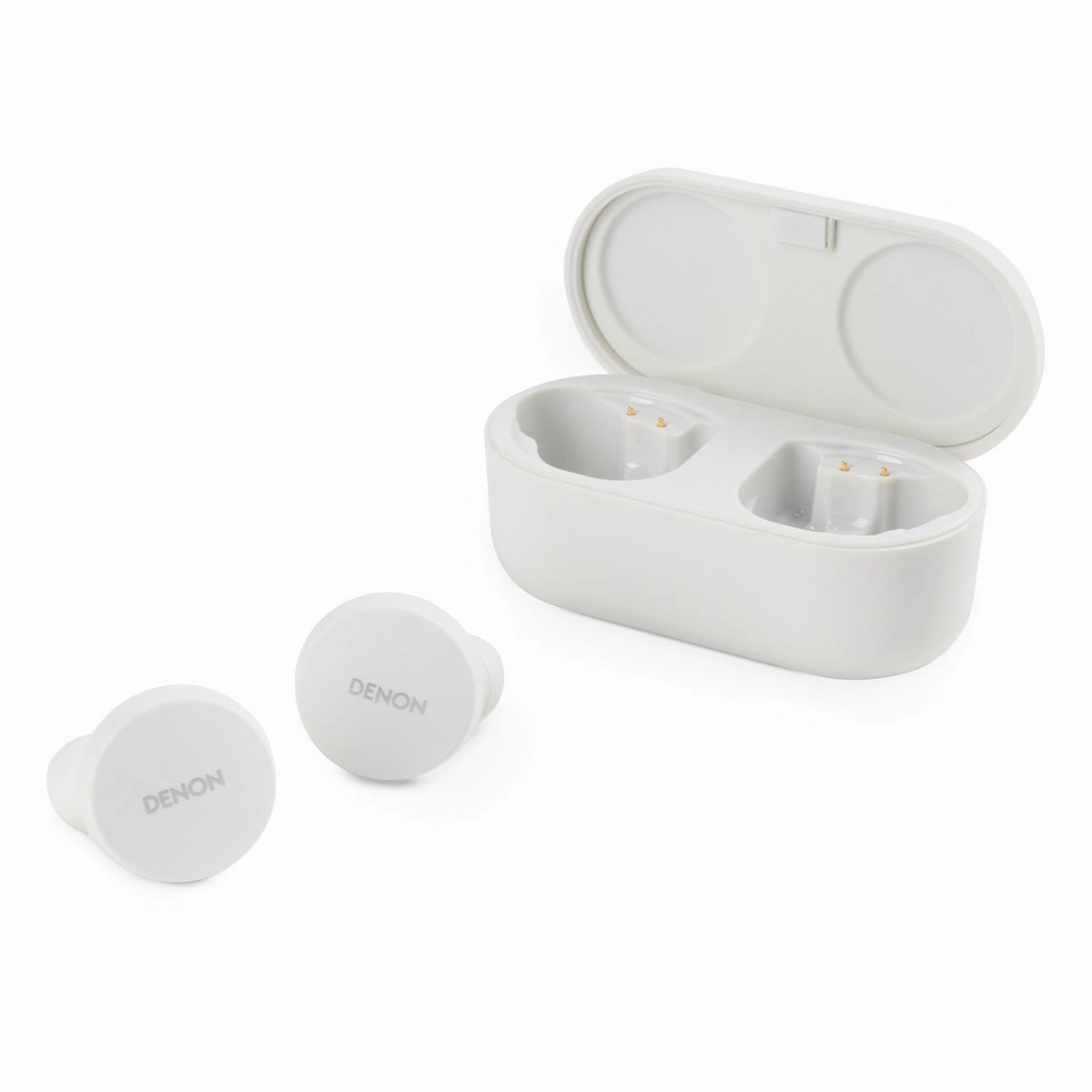 Denon PerL True Wireless Earbuds with Active Noise Cancellation & Adaptive Acoustic Technology (White)