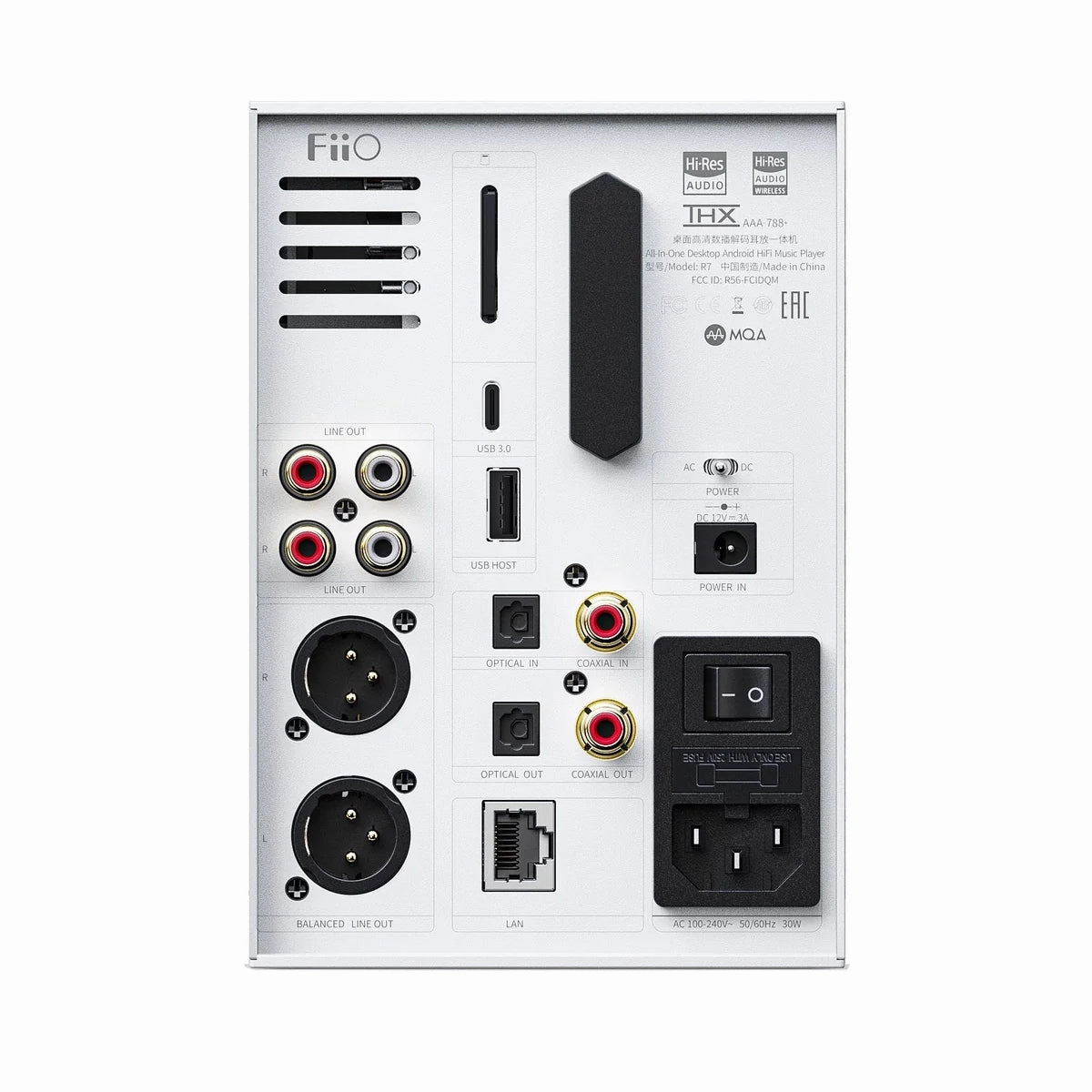 FiiO R7 All-in-One Player, Streamer, and Headphone Amp/DAC (Open Box)