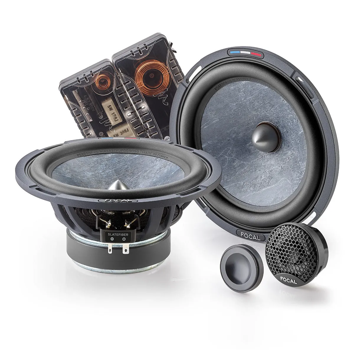 Focal Mobile 6.5" Slatefiber Component Kit