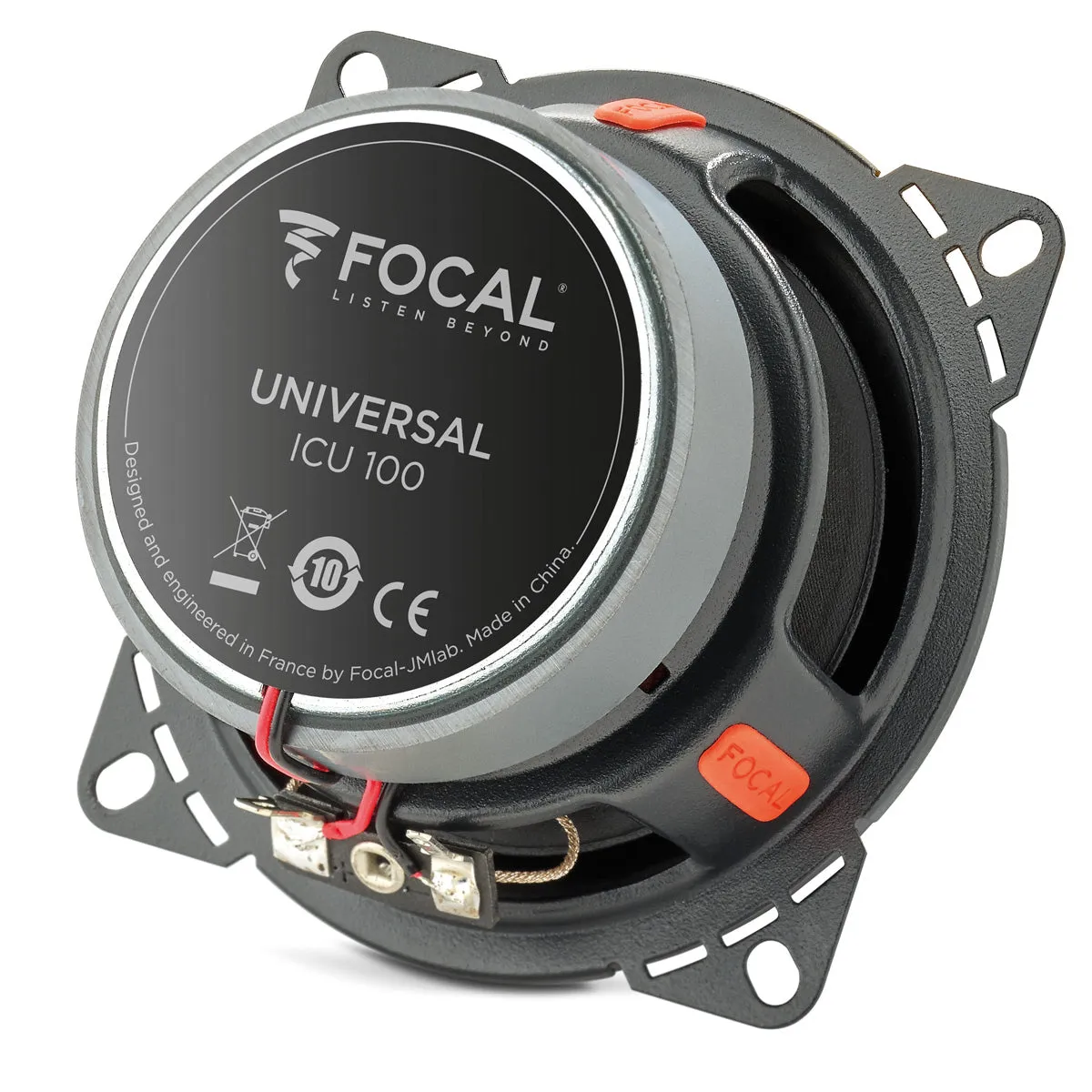 Focal Mobile ICU 100 Universal Integration 4" 2-way Coaxial Speakers