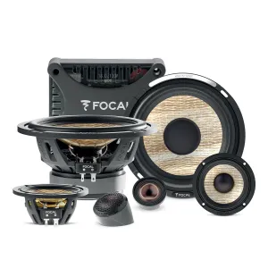 Focal Mobile PS 165 F3E 6-1/2" Expert Flax Evo 3-Way Component Speakers
