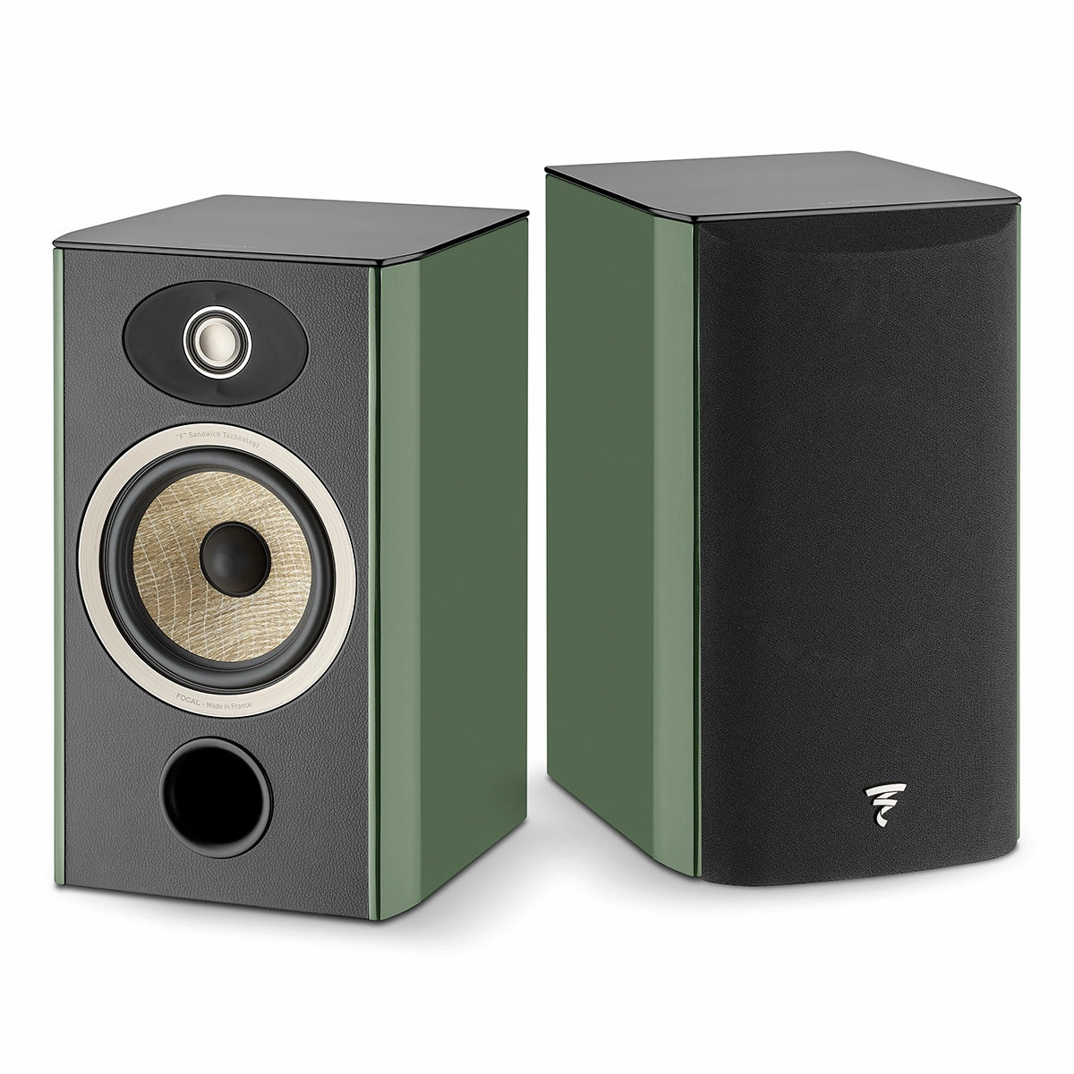 Focal Aria Evo X No. 1 Bookshelf Loudspeakers - Pair (High Gloss Moss Green)