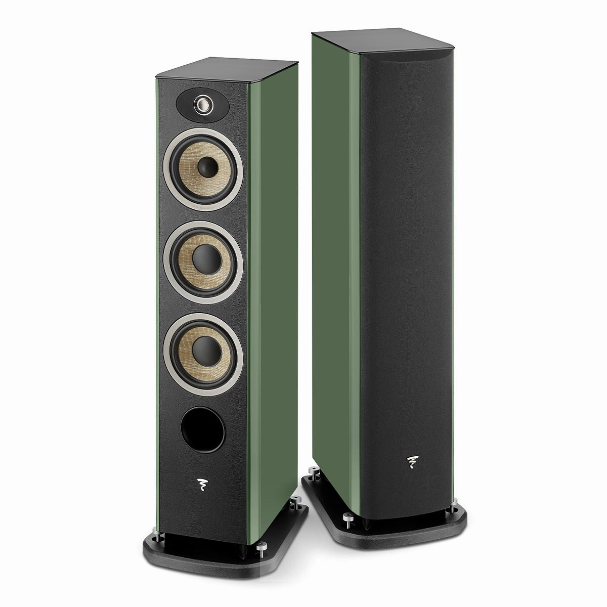 Focal Aria Evo X No. 2 Floorstanding Loudspeaker - Pair (High Gloss Moss Green)
