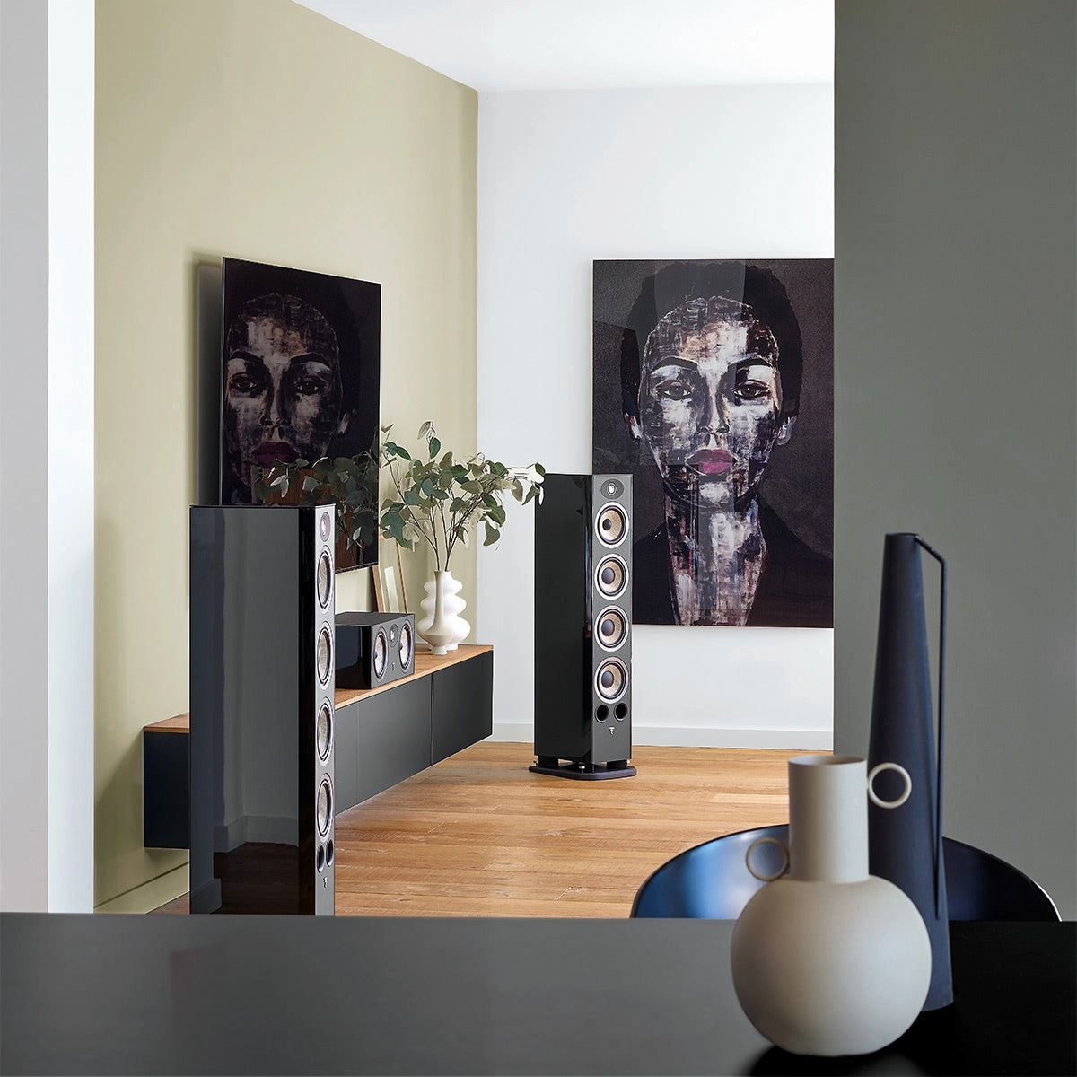 Focal Aria Evo X No. 3 Floorstanding Loudspeaker - Each (High Gloss Black)
