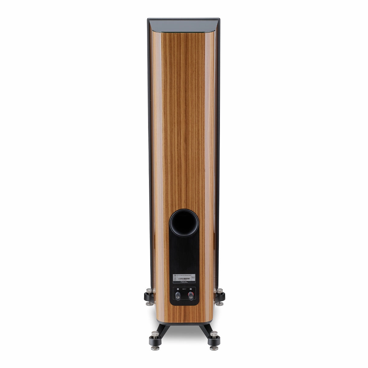 Focal Kanta No.2 3-Way Bass-Reflex Floorstanding Speaker - Each (Walnut High Gloss & Black Mat)