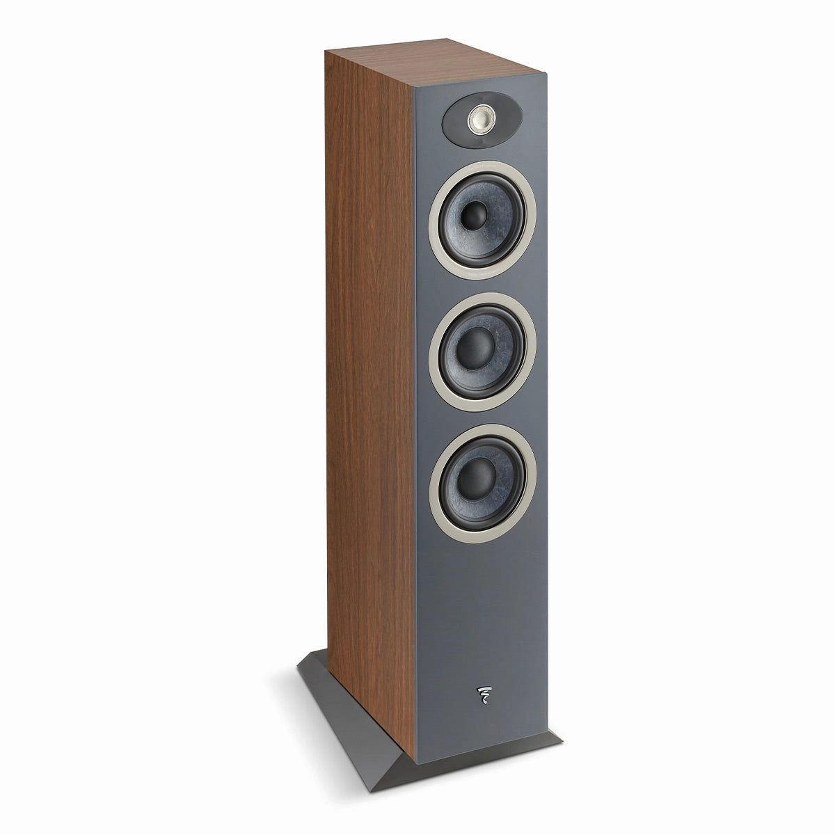 Focal Theva No.2 Slim 3-Way Bass-Reflex Floorstanding Loudspeaker with 5" Speaker Drivers - Each (Dark Wood)