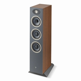 Focal Theva No.2 Slim 3-Way Bass-Reflex Floorstanding Loudspeaker with 5" Speaker Drivers - Each (Dark Wood)