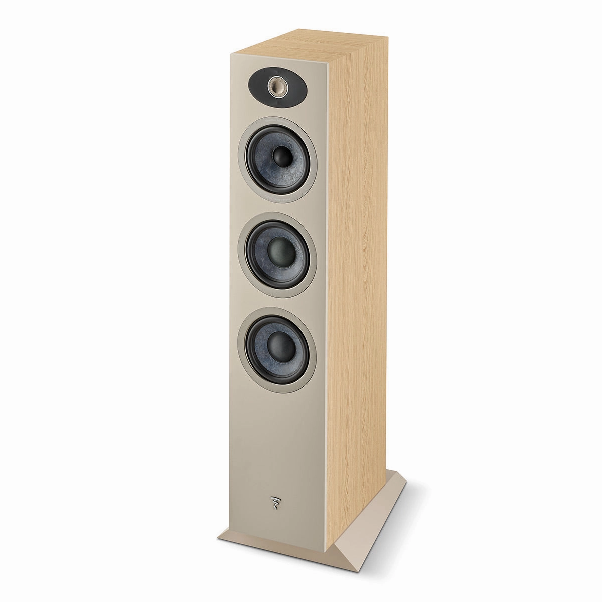 Focal Theva No.2 Slim 3-Way Bass-Reflex Floorstanding Loudspeaker with 5" Speaker Drivers - Each (Light Wood)