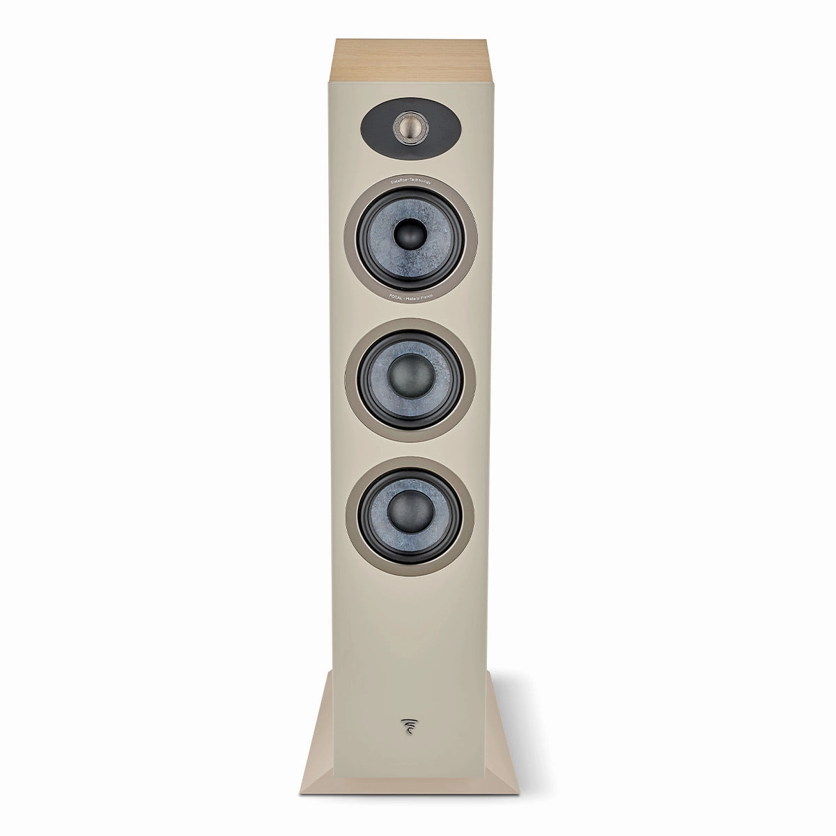 Focal Theva No.2 Slim 3-Way Bass-Reflex Floorstanding Loudspeaker with 5" Speaker Drivers - Each (Light Wood)