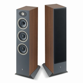 Focal Theva No.2 Slim 3-Way Bass-Reflex Floorstanding Loudspeakers - Pair (Dark Wood)