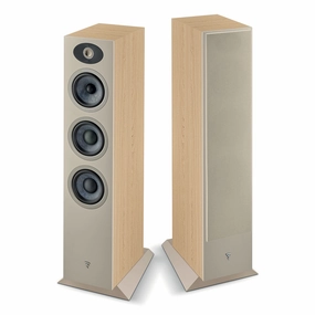 Focal Theva No.2 Slim 3-Way Bass-Reflex Floorstanding Loudspeakers - Pair (Light Wood)