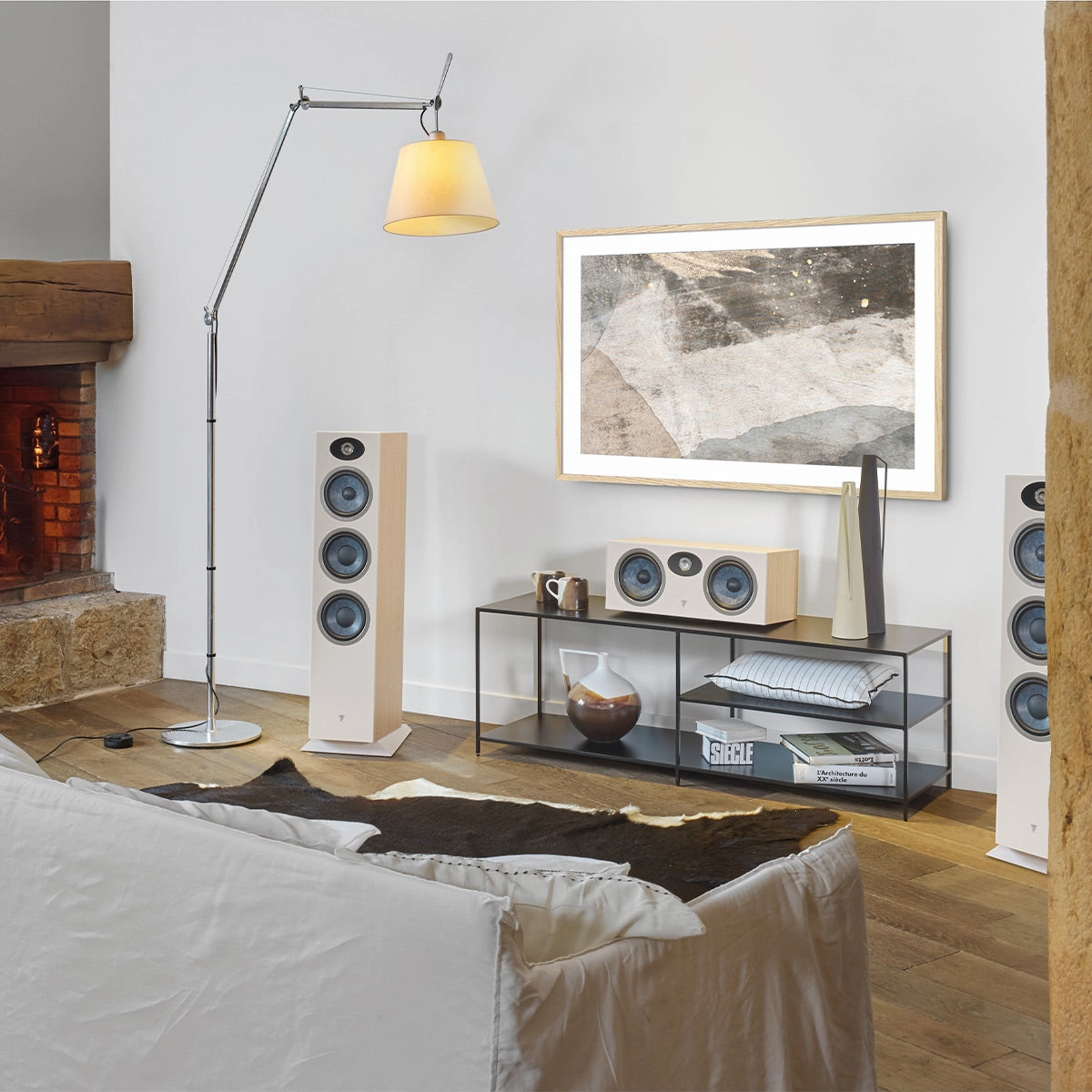 Focal Theva No.3 3-Way Bass-Reflex Floorstanding Loudspeakers - Pair (Light Wood)