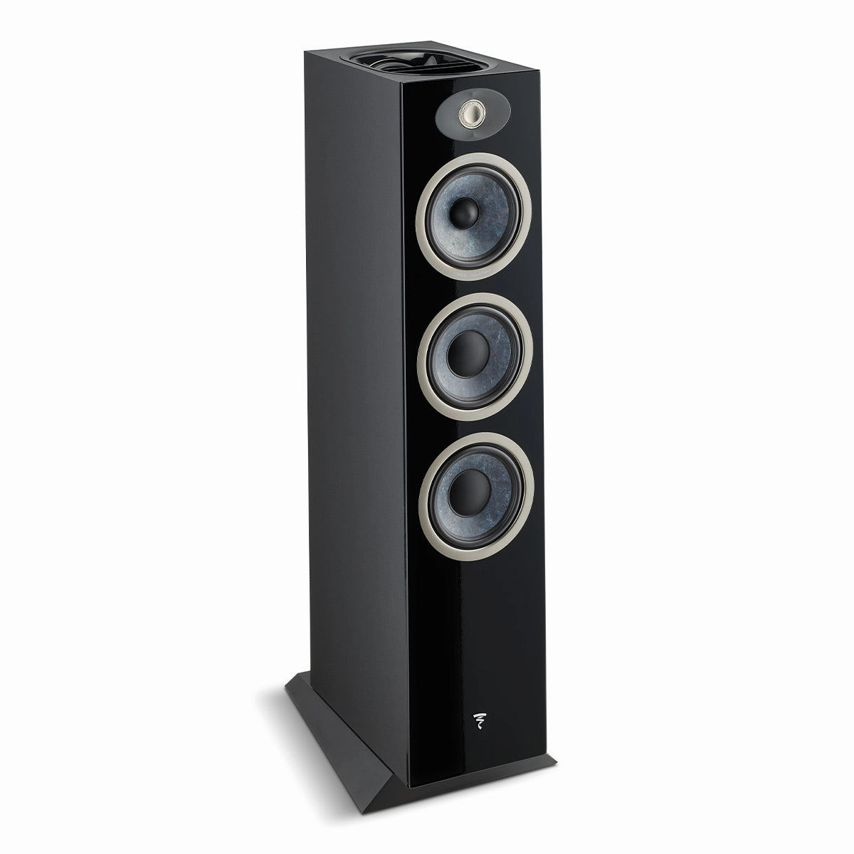 Focal Theva No.3-D 3-Way Bass-Reflex Floorstanding Loudspeaker with 5" Full-Range Up-Firing Driver for Dolby Atmos Effects - Each (Black)
