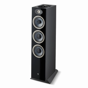 Focal Theva No.3-D 3-Way Bass-Reflex Floorstanding Loudspeaker with 5" Full-Range Up-Firing Driver for Dolby Atmos Effects - Each (Black)