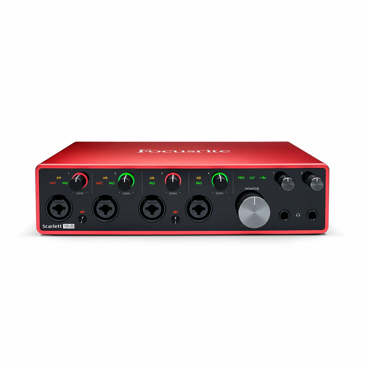 Focusrite Scarlett 18i8 3rd Gen 18-in 8-out Desktop USB Audio Interface for Musicians (Open Box)