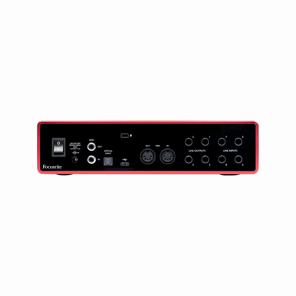 Focusrite Scarlett 18i8 3rd Gen 18-in 8-out Desktop USB Audio Interface for Musicians (Open Box)