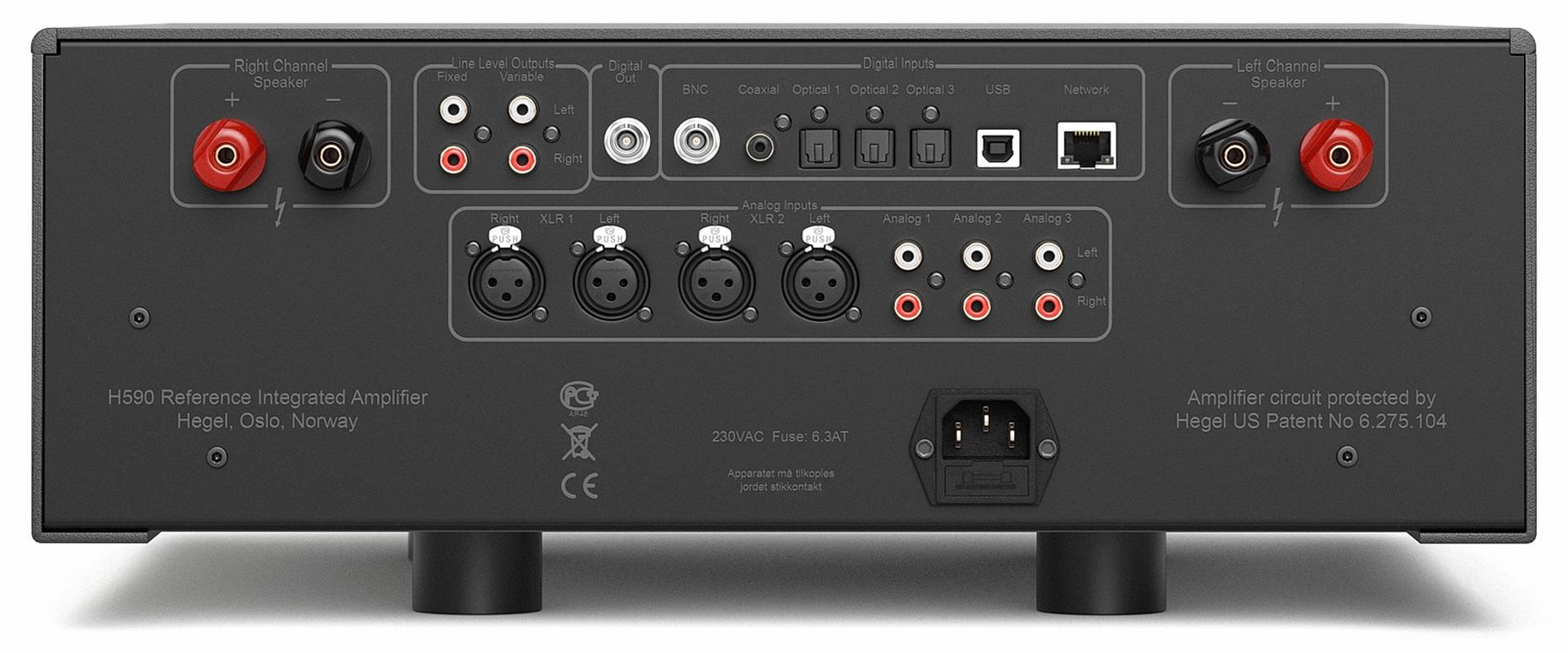 Hegel H590 Integrated Amplifier With Streaming Capability