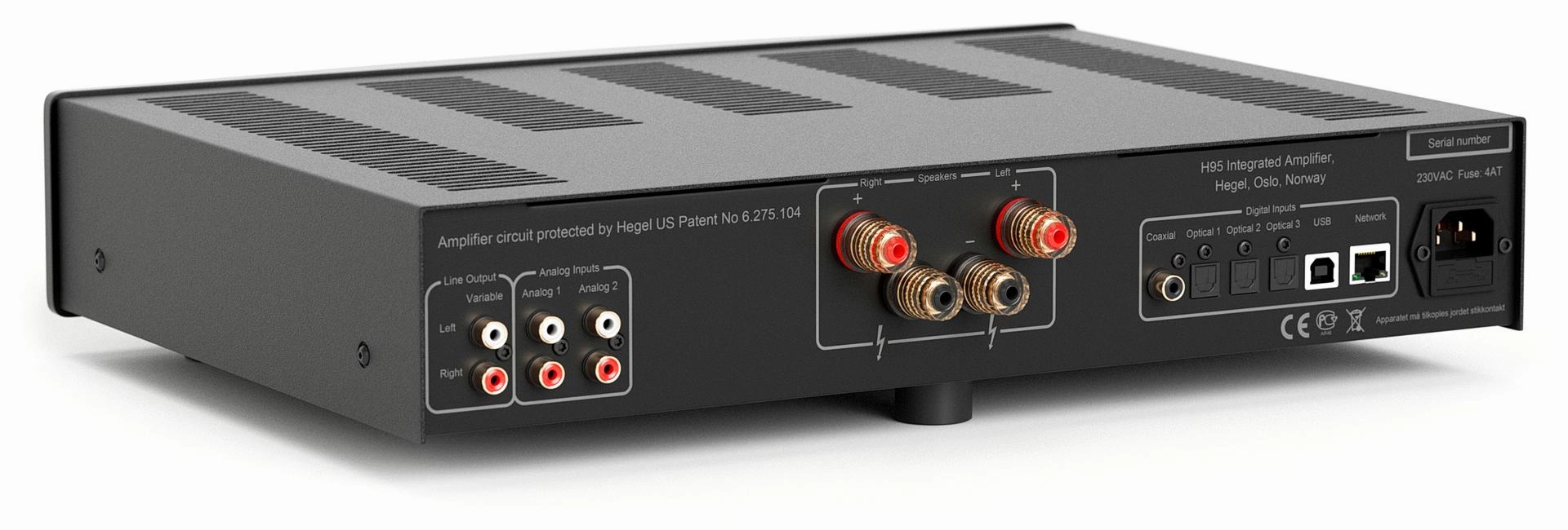 Hegel H95 Integrated Amplifier With Streaming Capability