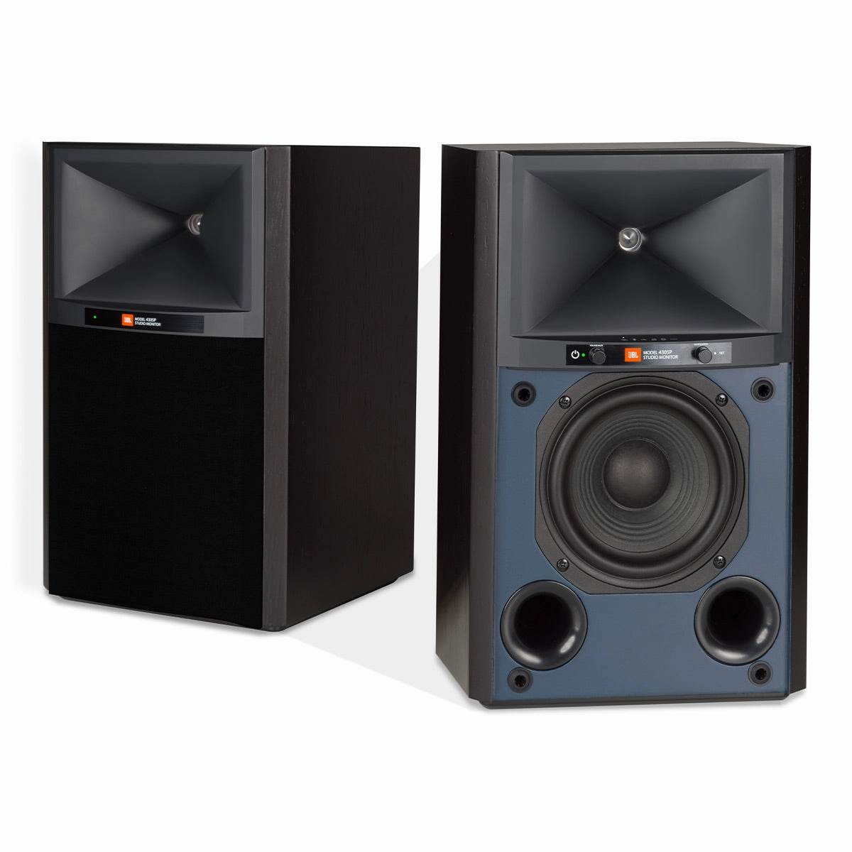 JBL 4305P Powered Bookshelf Loudspeaker System (Black)