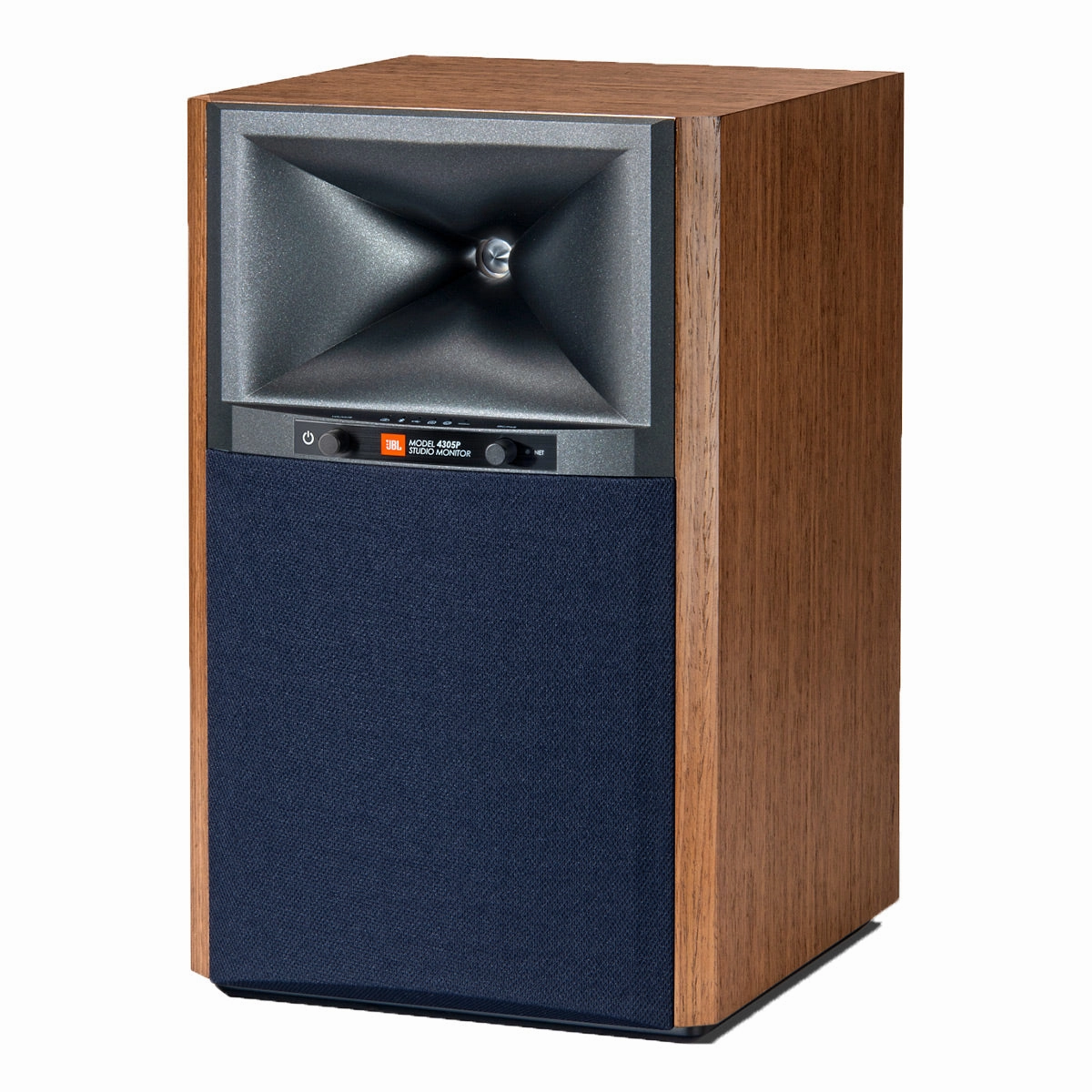 JBL 4305P Powered Bookshelf Loudspeaker System (Walnut)