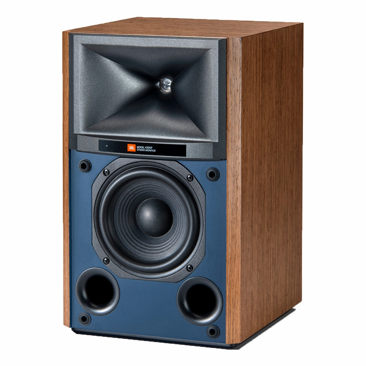 JBL 4305P Powered Bookshelf Loudspeaker System (Walnut)