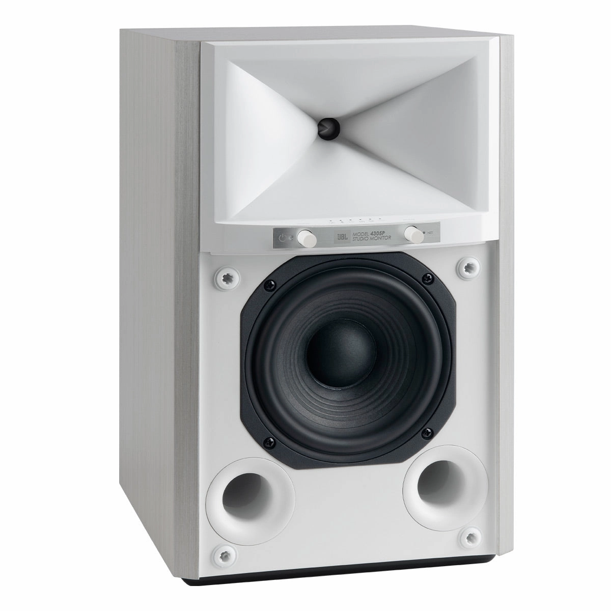 JBL 4305P Powered Bookshelf Loudspeaker System (White)
