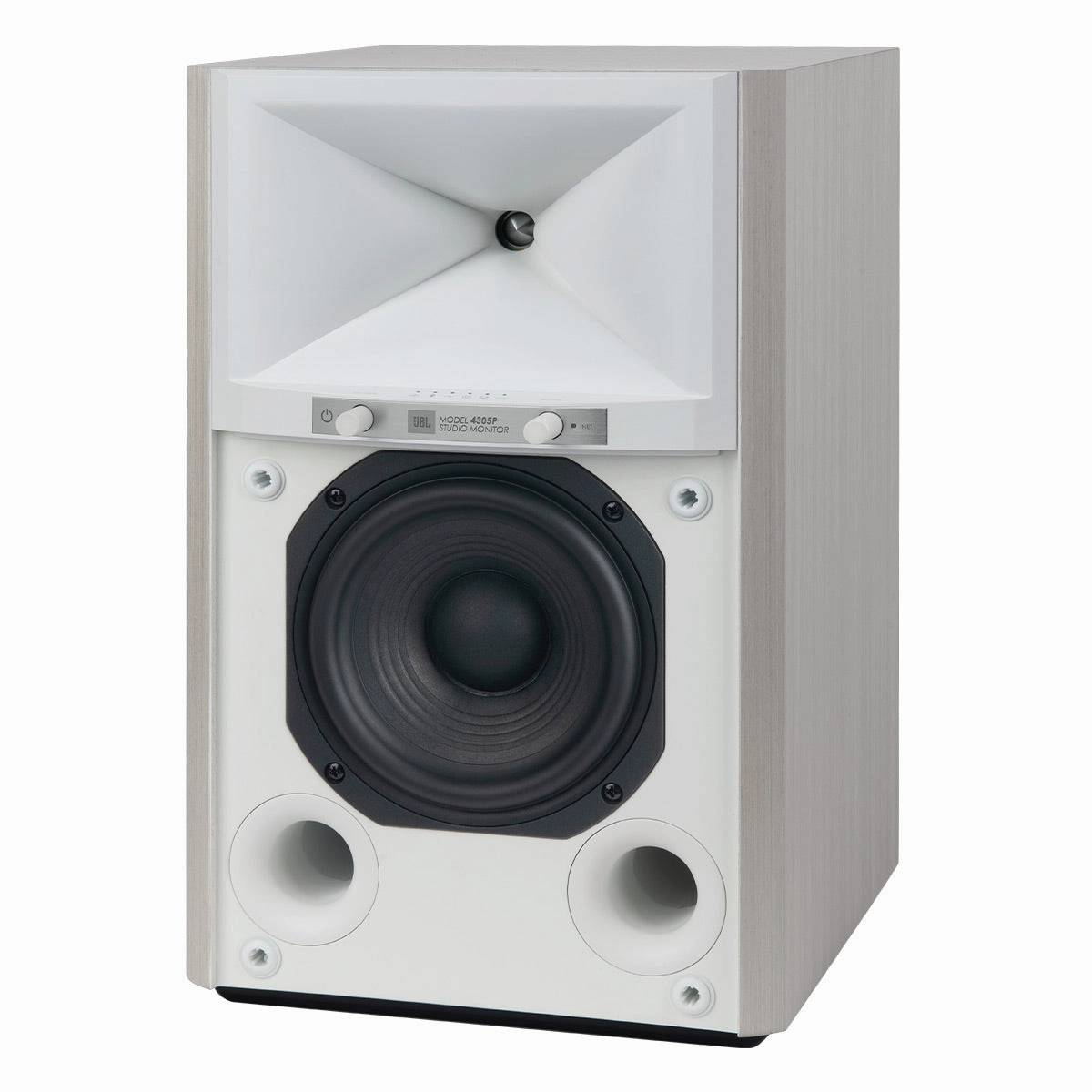 JBL 4305P Powered Bookshelf Loudspeaker System (White)