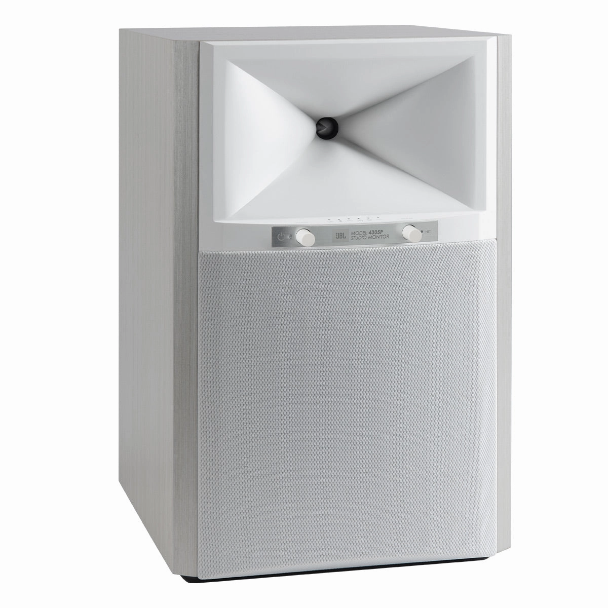 JBL 4305P Powered Bookshelf Loudspeaker System (White)