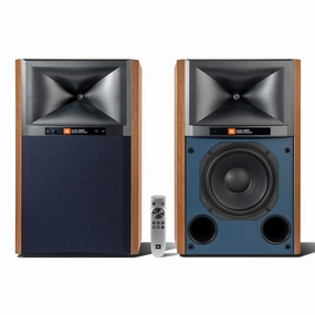 JBL 4329P Studio Monitor Powered Loudspeaker System (Walnut)